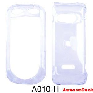 CELL PHONE COVER CASE SNAP ON FOR CASIO BRIGADE C741 TRANS CLEAR