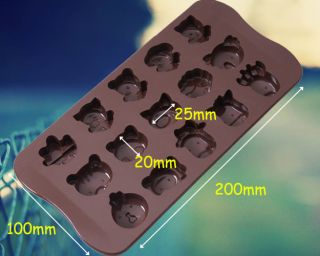 30 Animal Shapes Cake Chocolate Soap Candy Jelly Ice Cubes Tray Mold 