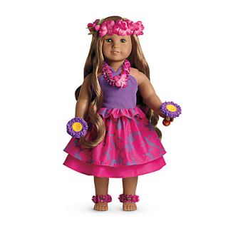   au~Luau~Hula Set w/ original *RARE ANKLETS* — for American Girl Doll