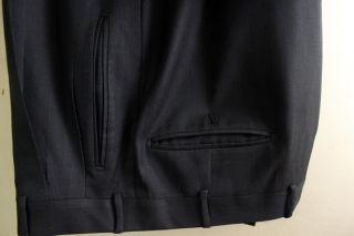 GORGEOUS $2,785 Staple Navy Corneliani Super 110 Suit  Barneys Saks 