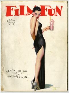 Enoch Bolles Film Fun Magazine Complete April 1935 Art Deco 