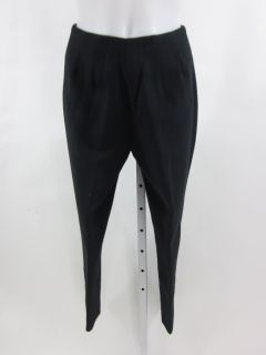 Andrea Jovine Black Quilted Cotton Pants Slacks Sz 6