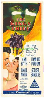 The Kings Thief 1955 Movie Poster Australian Ann Blyth