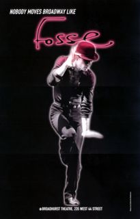 RARE Broadway Poster Bob Fosse Male Front