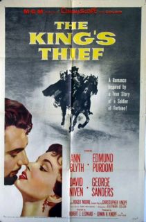349 The Kings Thief 1955 Movie Poster Ann Blyth