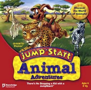 Jump Start Animal Adventures New for PC XP Vista SEALED 876930002243 