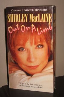 Out on A Limb VHS RARE Shirley MacLaine Original Unedited Miniseries 