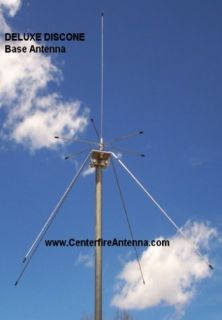 Deluxe Discone Scanner Base Antenna Stainless Steel Lifetime 
