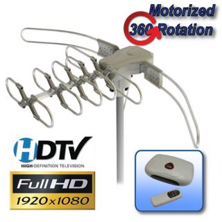 HDTV Remote Controlled HD TV Antenna VHF UHF Digital High Def Antena 