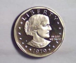 1979 s Susan B Anthony SBA Dollar Deep Cameo Proof 25