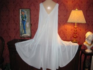 Vtg Lucie Ann Marabou Nylon Nightgown Gown Peignoir Robe Set Maribou 