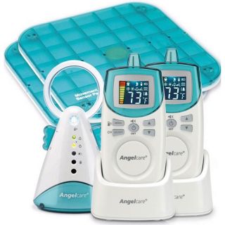 NIB AC401 Angelcare Baby Movement and Sound Monitor Deluxe Plus Blue 