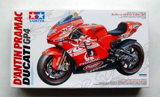 Tamiya Team DAntin Pramac Ducati GP4 1/12 #14103 Motorcycle Model Kit 