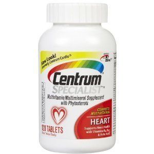   Heart 120 Count Complete Multivitamin B Vitamins Antioxidant
