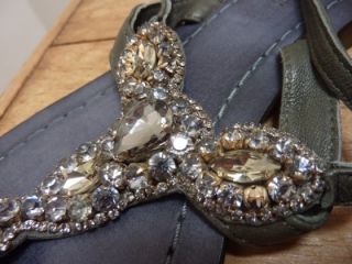 antik batik bnwt crystal leather sandals shoes uk 6 39 us 8