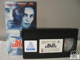 Sub Down VHS Stephen Baldwin Gabrielle Anwar Tom Conti Alan Smithee 