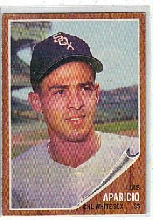 Luis Aparicio 1962 Topps 325 White Sox EX MT