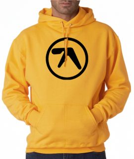 Aphex Twin AFX Techno Logo 50 50 Pullover Hoodie