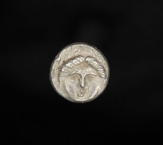 Ancient Greek Silver Apollonia Pontica Diobol Coin