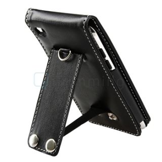 New Black Leather Case for Apple iPod Touch 4G 4th Gen