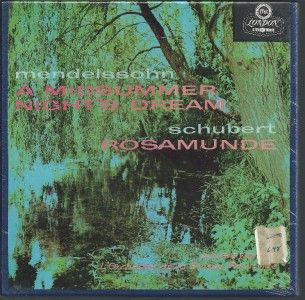   Mendelssohn Schubert Ernest Ansermet Tape Is SEALED Classical