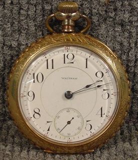 Antique American Waltham Watch Co 1883 18 Size Hunter Case Running