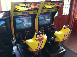   ) DAYTONA USA SEGA Coin operated Arcade machines BOTH in 1 Auction