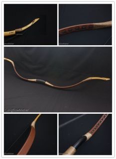 Archery Traditional hunting Longbow 40 Nice Bow Recurve bow String And 
