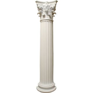 Architect Corinthian Column FRP Pair White 11 5 Tall