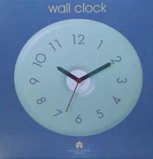Architect Michael Graves designer Translucent 10 inch Wall Clock new 