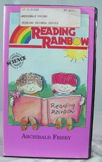 Archibald Frisby 115 Reading Rainbow VHS Childs Video