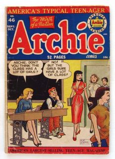 Archie Comics #46 1950 Classic Bob Montana  C