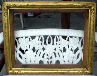 Early California Impressionist Taos Hand Carved Frame
