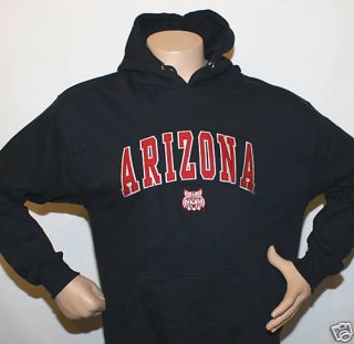 Arizona Wildcats Embroidered Hooded Sweatshirt New