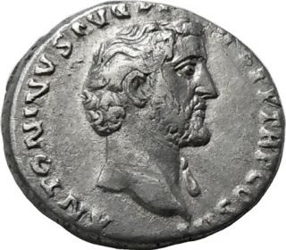 Antoninus Pius Marcus Aurelius AR Denarius