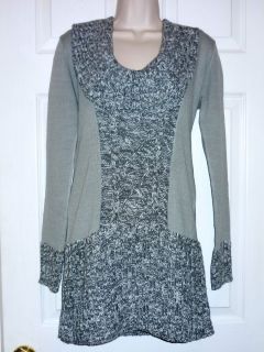 Women`s Poof Excellence Sweater Dress Tunic Size L