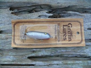 Vintage Lil Chris Wooden Fishing Lure by Sam Griffin New in Package 