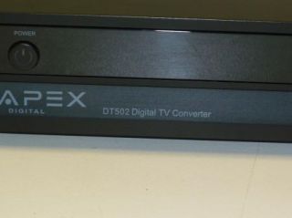 Apex Model DT 250A Digital TV Tuner Converter Box