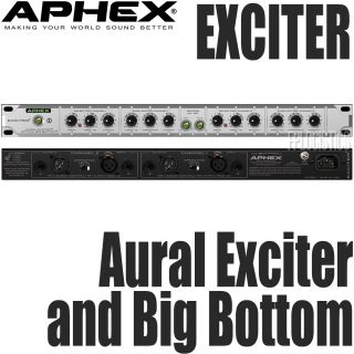 Aphex Exciter Aural Xciter Optical Big Bottom Processor 204 Enhancer 