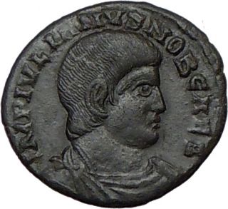 Julian II as Caesar Barbarous Imp Nobcaes Ancient Roman Coin Horse Man 