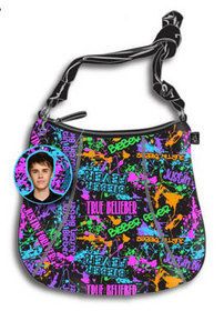 Justin Bieber Neon Tote Bag 2011 New Apparel Accessories