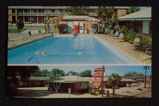 1960s de Luna Motor Hotel 1801 West Cervantes Pool Coke Machine 