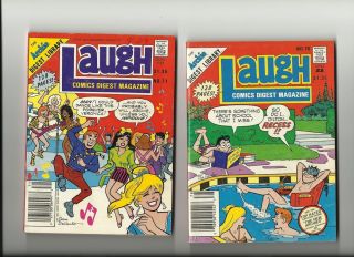 Laugh Comics Digest Magazine Archie Series Lot of 5