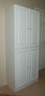   one cabinet doors open this photo below shows 2 cabinets put together