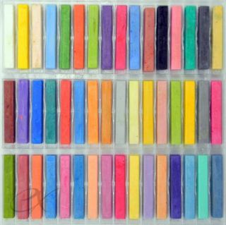  Pastels 48 Brilliant Colors Regular Size Square Sticks by Pro Art 