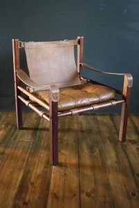 Arne Norell Safari Sirocco Chair Retro 60s RARE Version