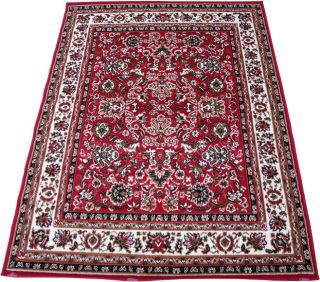Persian Oriental Woven 8x11 Area Rug Carper Red Actual Size 77 x 107 