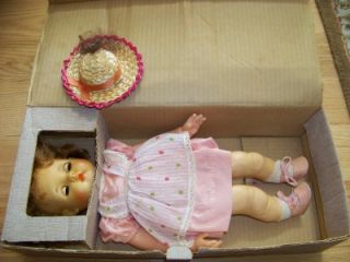 Vintage Arthur Godfreys Soft Squeeze Baby Doll in Original Box 