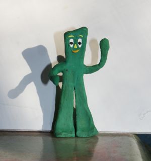   Stop Motion Puppet GUMBY from 1980 Animated Gumby TV Series ART CLOKEY