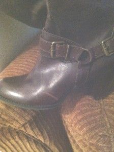 Arturo Chiang at Vala Knee High Brown Leather Wide Calf Boots Size 9 5 